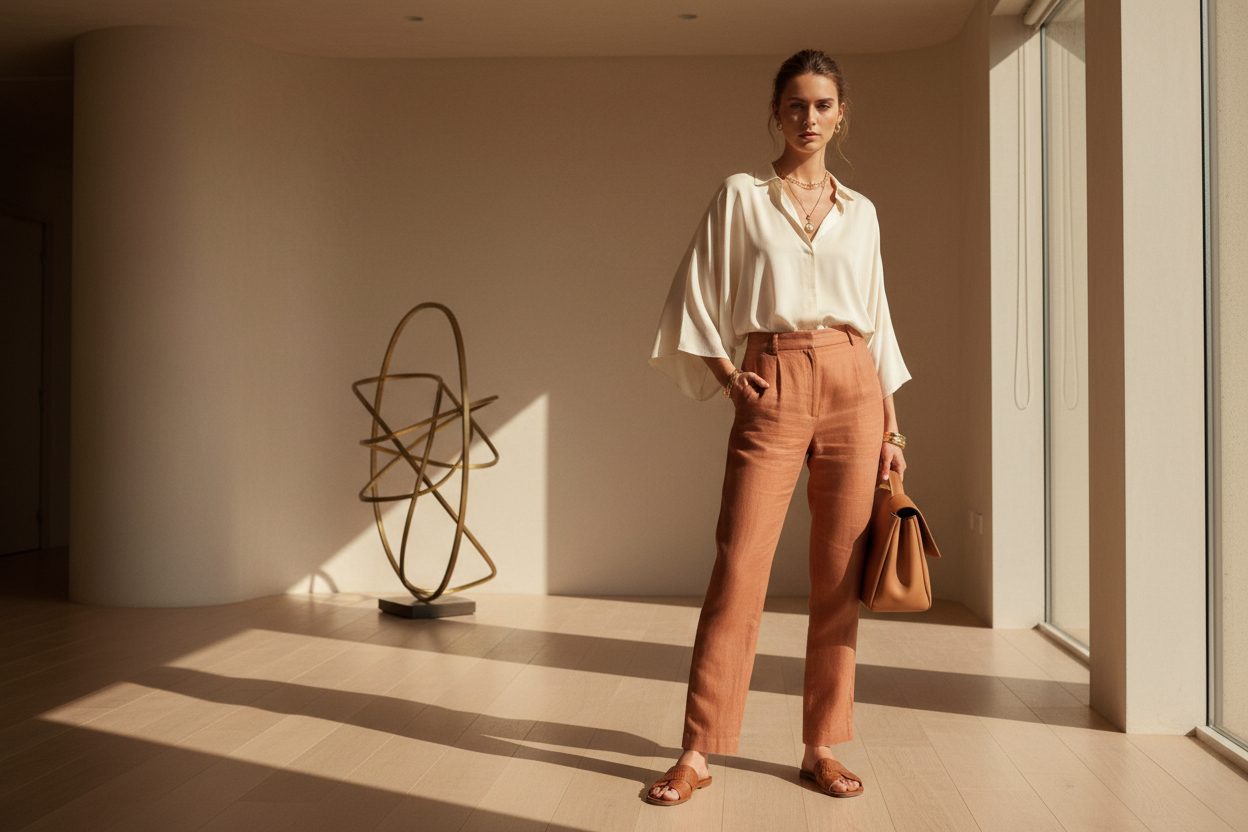 hero image for a woman's fashion brand 